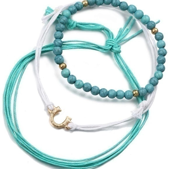 n/a Jewelry - 3 pcs Hemp Beaded Bracelet Set